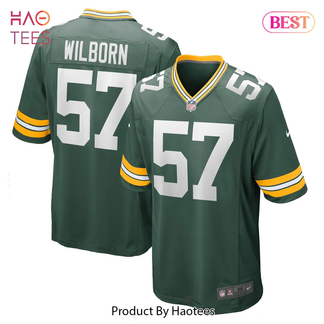 Ray Wilborn Green Bay Packers Nike Game Jersey Green