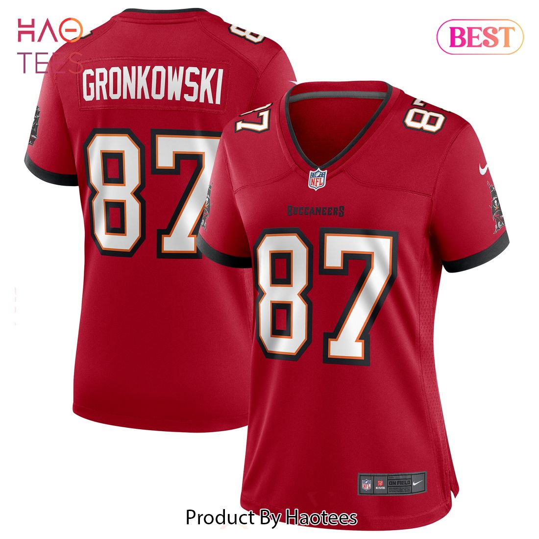 Rob Gronkowski Tampa Bay Buccaneers Nike Women's Game Jersey Red