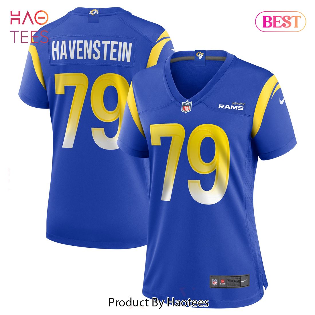 Rob Havenstein Los Angeles Rams Nike Women’s Game Jersey Royal