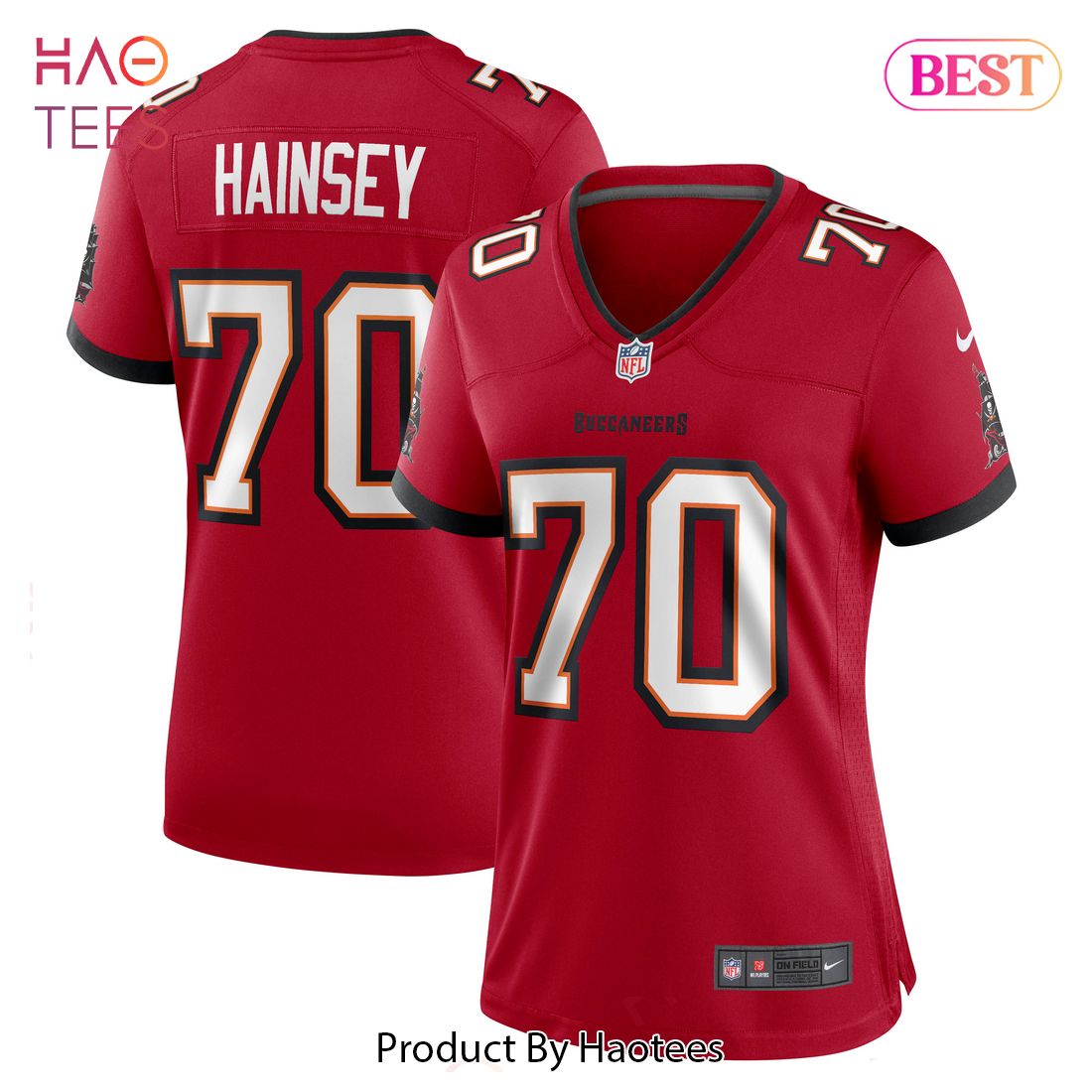 Robert Hainsey Tampa Bay Buccaneers Nike Women's Game Jersey Red