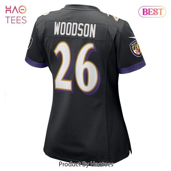 Rod Woodson Baltimore Ravens Nike Women’s Retired Player Jersey Black