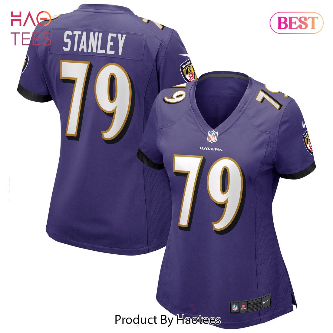 Ronnie Stanley Baltimore Ravens Nike Women’s Game Jersey Purple