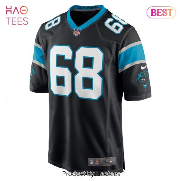Sam Tecklenburg Carolina Panthers Nike Player Game Jersey Black