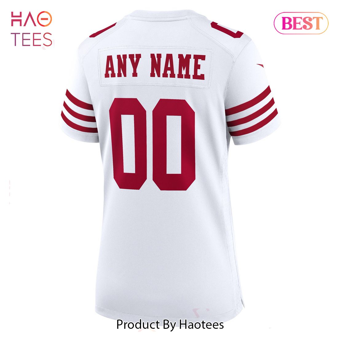 San Francisco 49ers Nike Women's Game Custom Jersey White