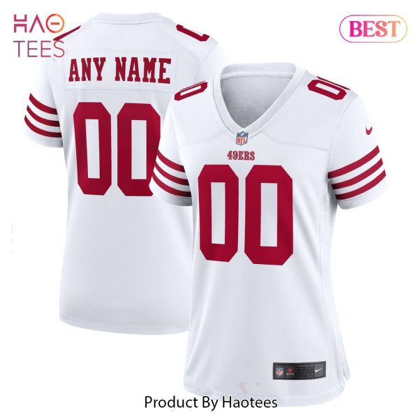 San Francisco 49ers Nike Women’s Game Custom Jersey White
