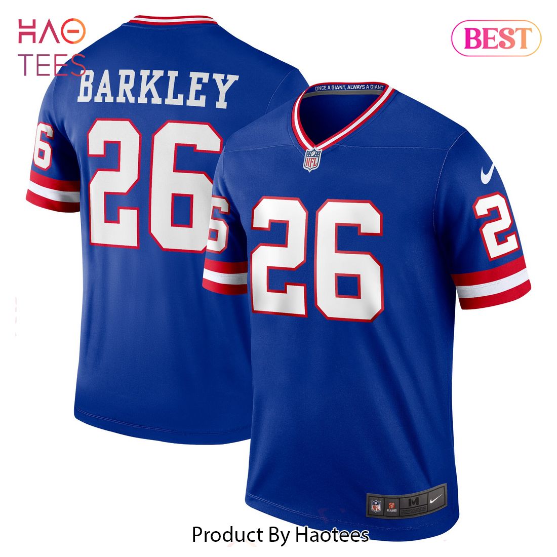 Saquon Barkley New York Giants Nike Classic Player Legend Jersey Royal