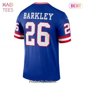 Saquon Barkley New York Giants Nike Name & Number T-Shirt - Royal