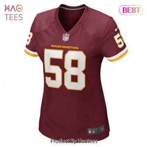 Shaka Toney Washington Football Team Nike Women’s Game Jersey Burgundy