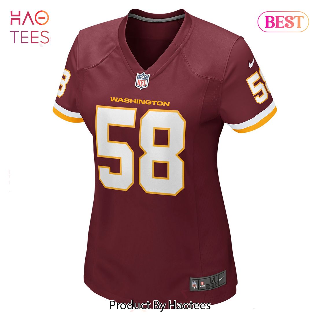 Shaka Toney Washington Football Team Nike Women’s Game Jersey Burgundy Luxury Store