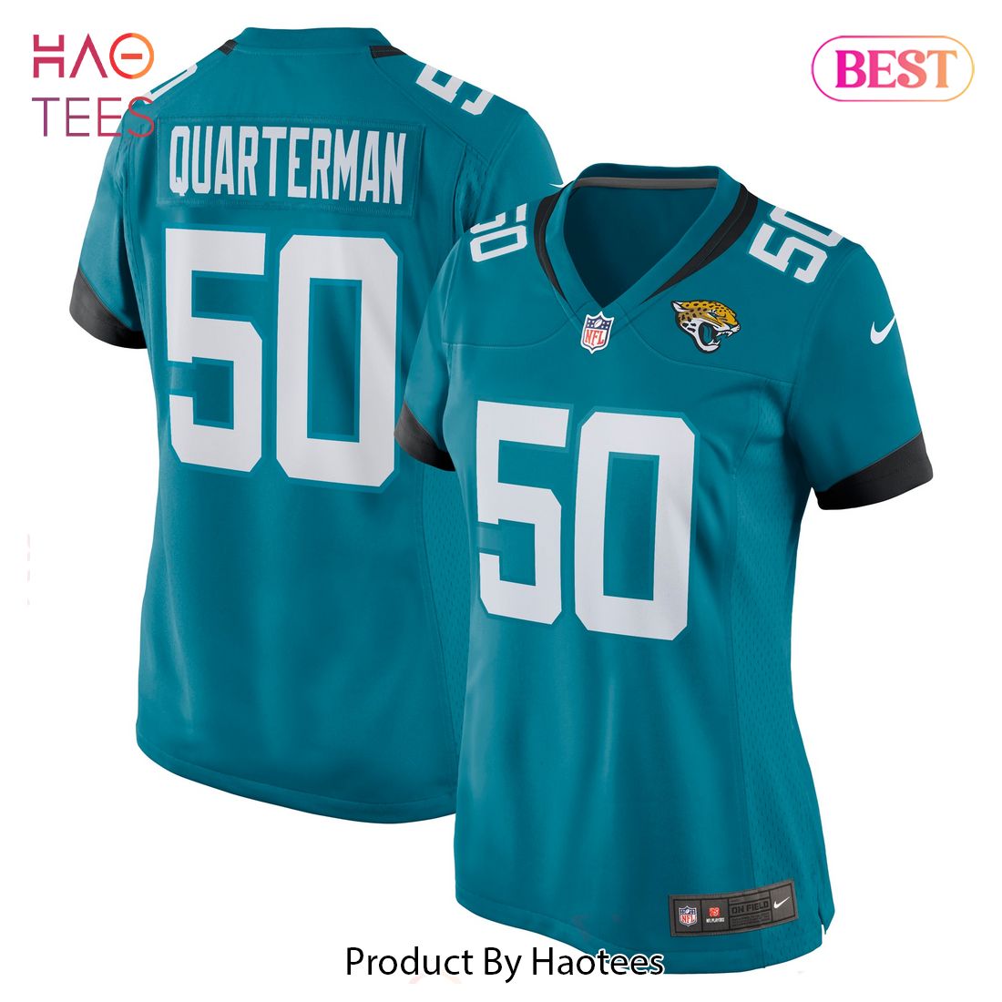 Shaquille Quarterman Jacksonville Jaguars Nike Women’s Game Jersey Teal Luxury Store