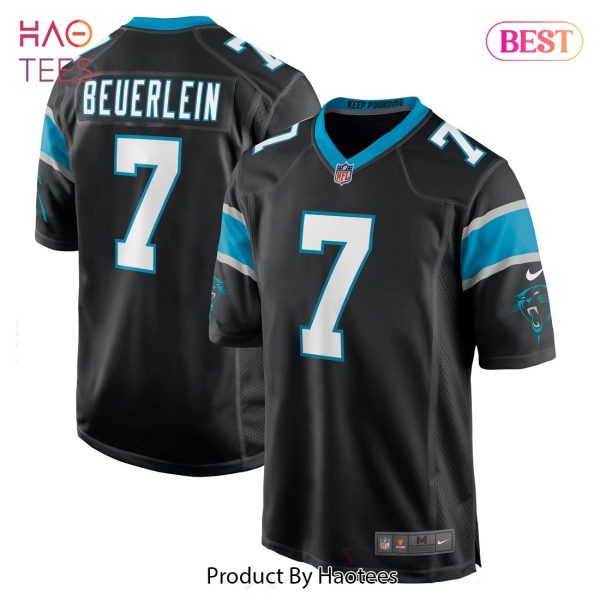 Steve Beuerlein Carolina Panthers Nike Retired Player Jersey Black