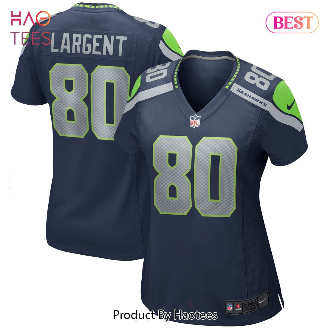 Steve Largent Seattle Seahawks Nike Women's Game Retired Player Jersey College Navy