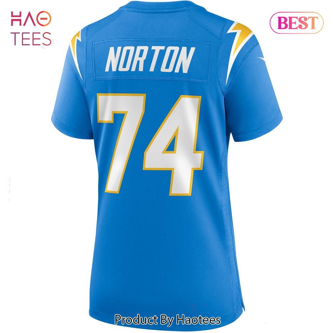 Storm Norton Los Angeles Chargers Nike Women's Game Jersey Powder Blue