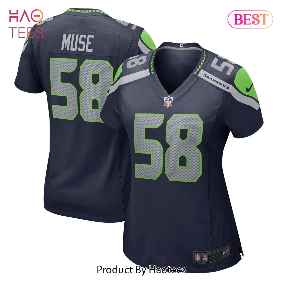 Tanner Muse Seattle Seahawks Nike Women’s Game Player Jersey College Navy