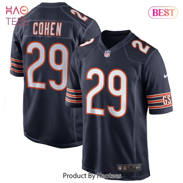 Tarik Cohen Chicago Bears Nike Game Player Jersey Navy