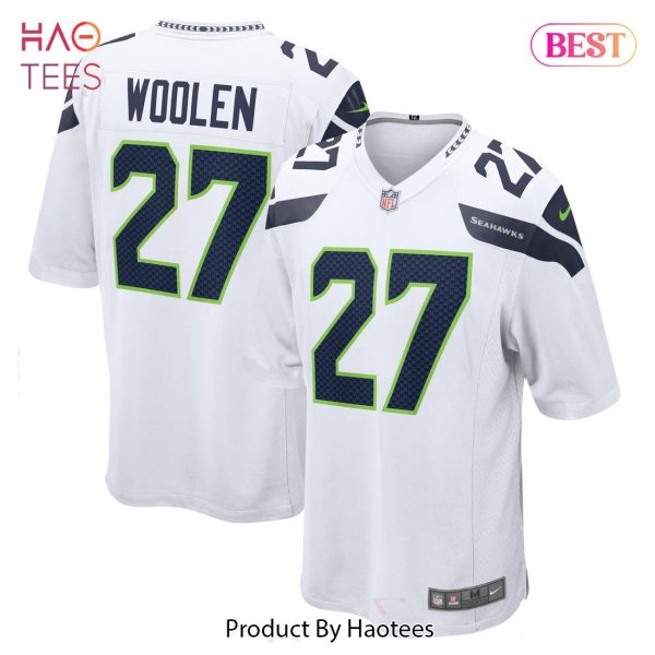 Tariq Woolen Seattle Seahawks Nike Game Player Jersey White