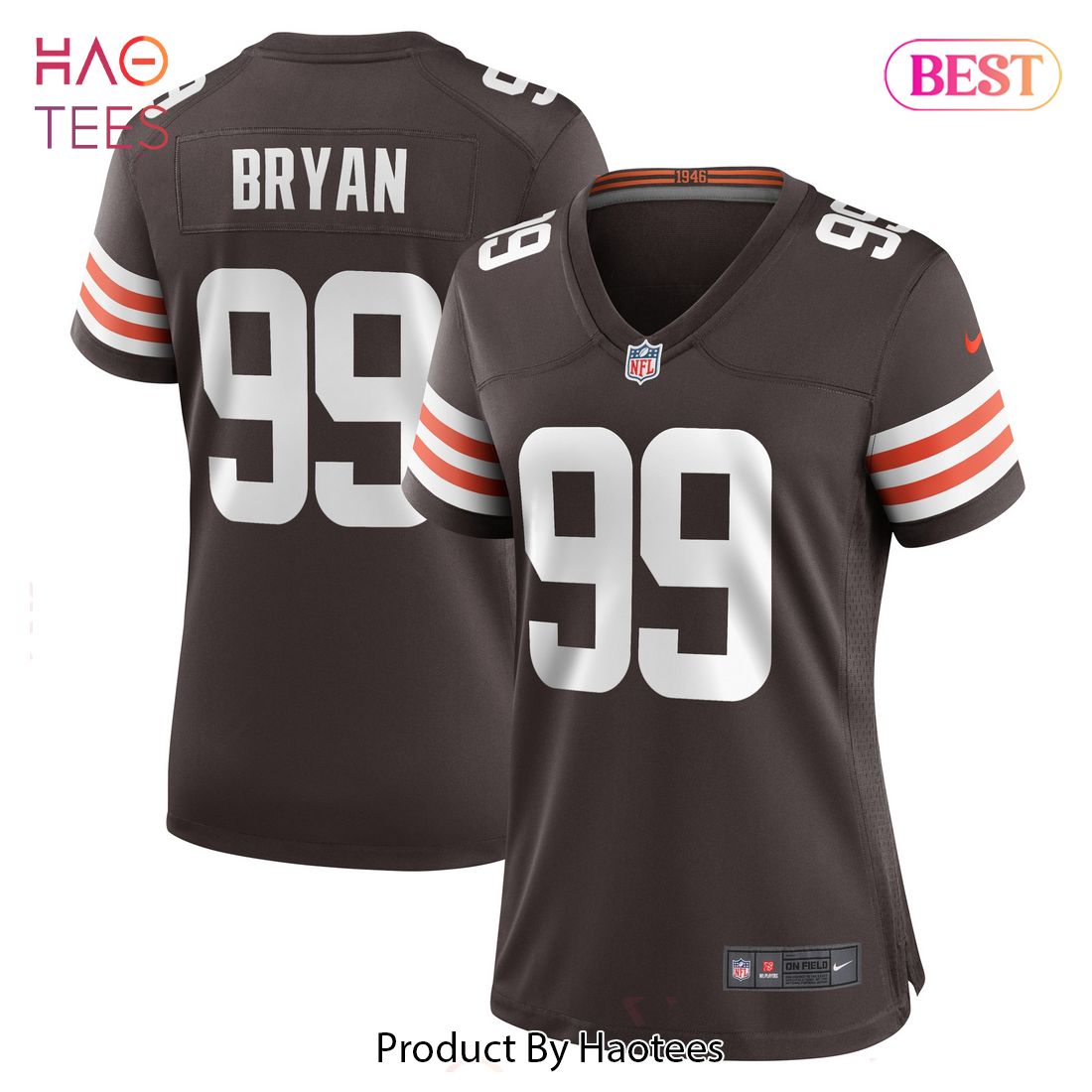 Taven Bryan Cleveland Browns Nike Women’s Game Jersey Brown