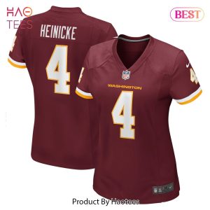 Taylor Heinicke Washington Football Team Nike Women’s Player Game Jersey Burgundy Taylor Heinicke Washington Football Team Nike Women’s Player Game Jersey Burgundy