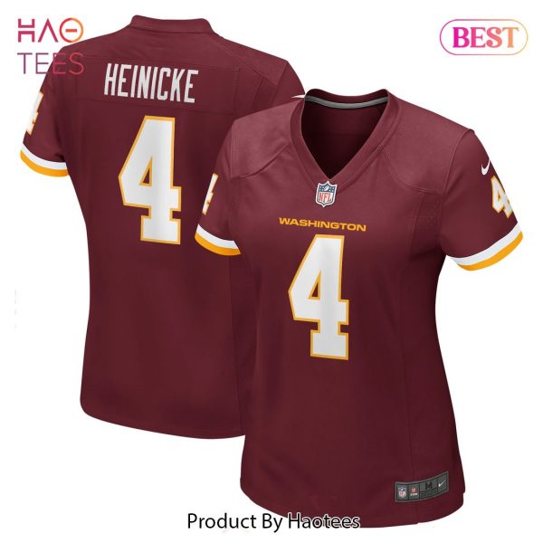 Taylor Heinicke Washington Football Team Nike Women’s Player Game Jersey Burgundy