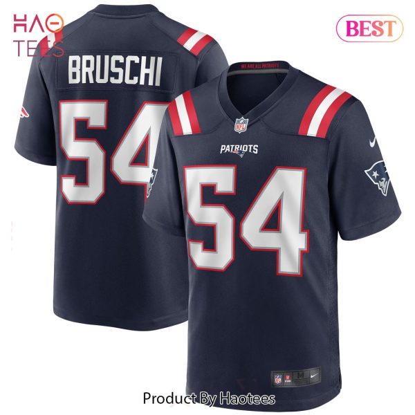 Tedy Bruschi New England Patriots Nike Game Retired Player Jersey Navy