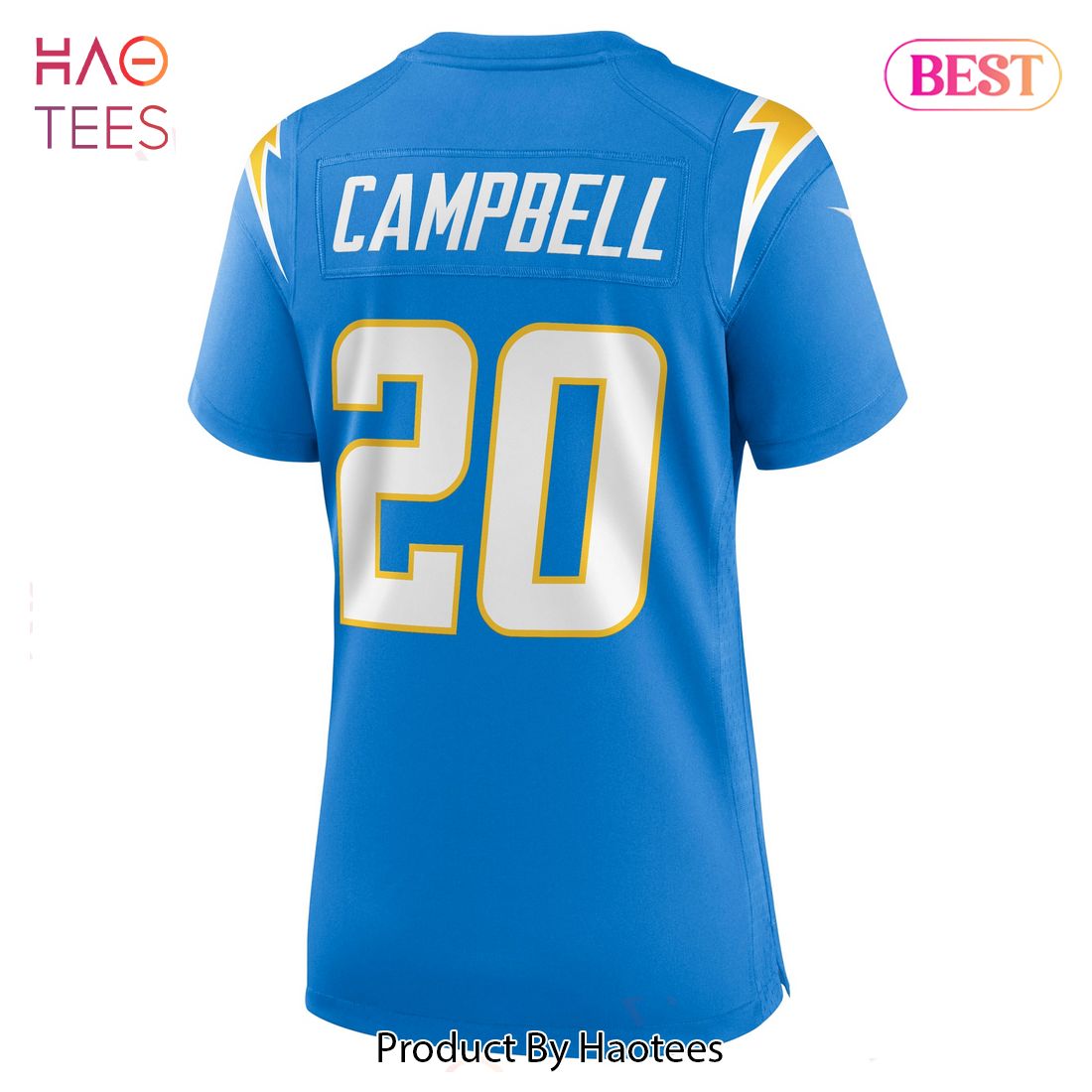 Tevaughn Campbell Los Angeles Chargers Nike Women's Game Player Jersey Powder Blue