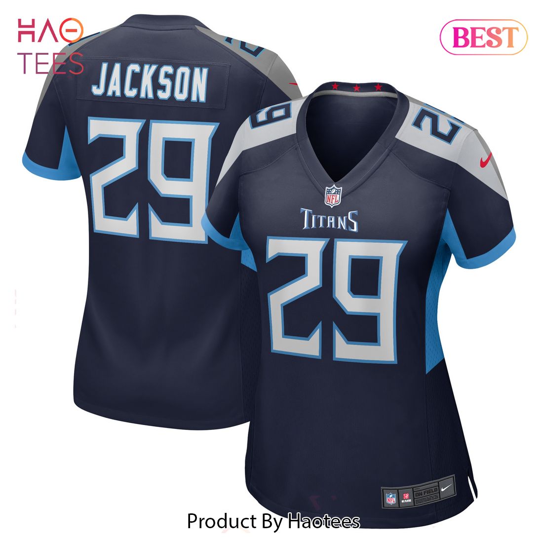 Theo Jackson Tennessee Titans Nike Women’s Game Player Jersey Navy