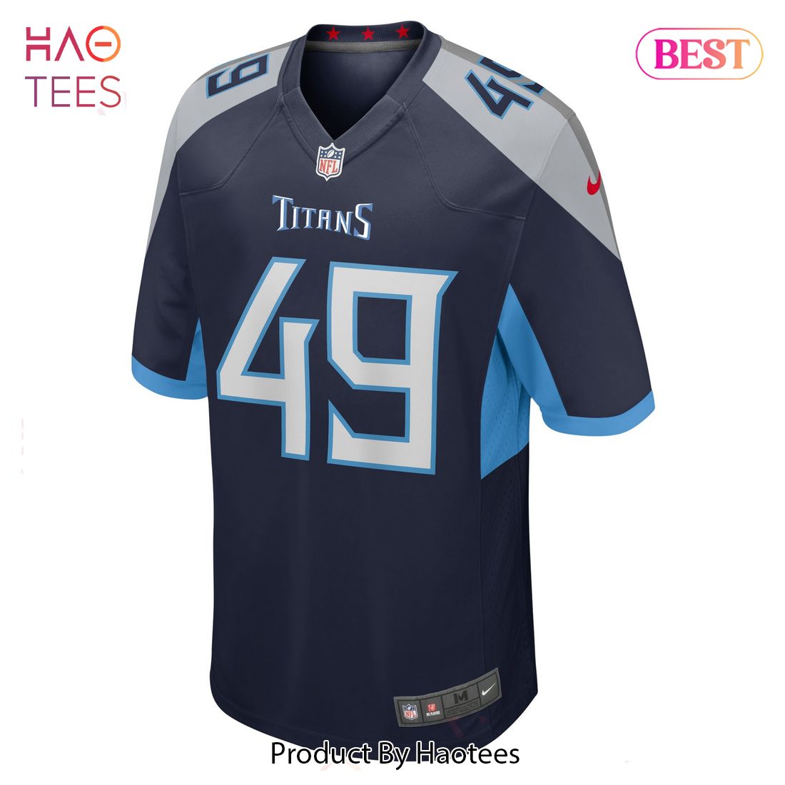 Thomas Odukoya Tennessee Titans Nike Game Player Jersey Navy