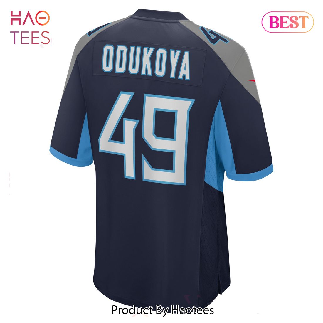 Thomas Odukoya Tennessee Titans Nike Game Player Jersey Navy