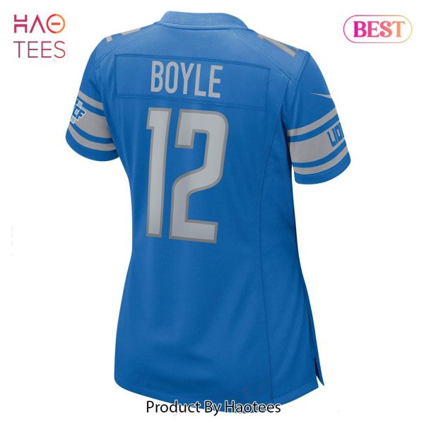 Tim Boyle Detroit Lions Nike Women’s Game Player Jersey Blue