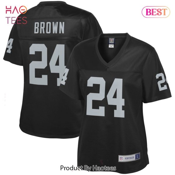 Tim Brown Las Vegas Raiders NFL Pro Line Women’s Retired Player Jersey Black