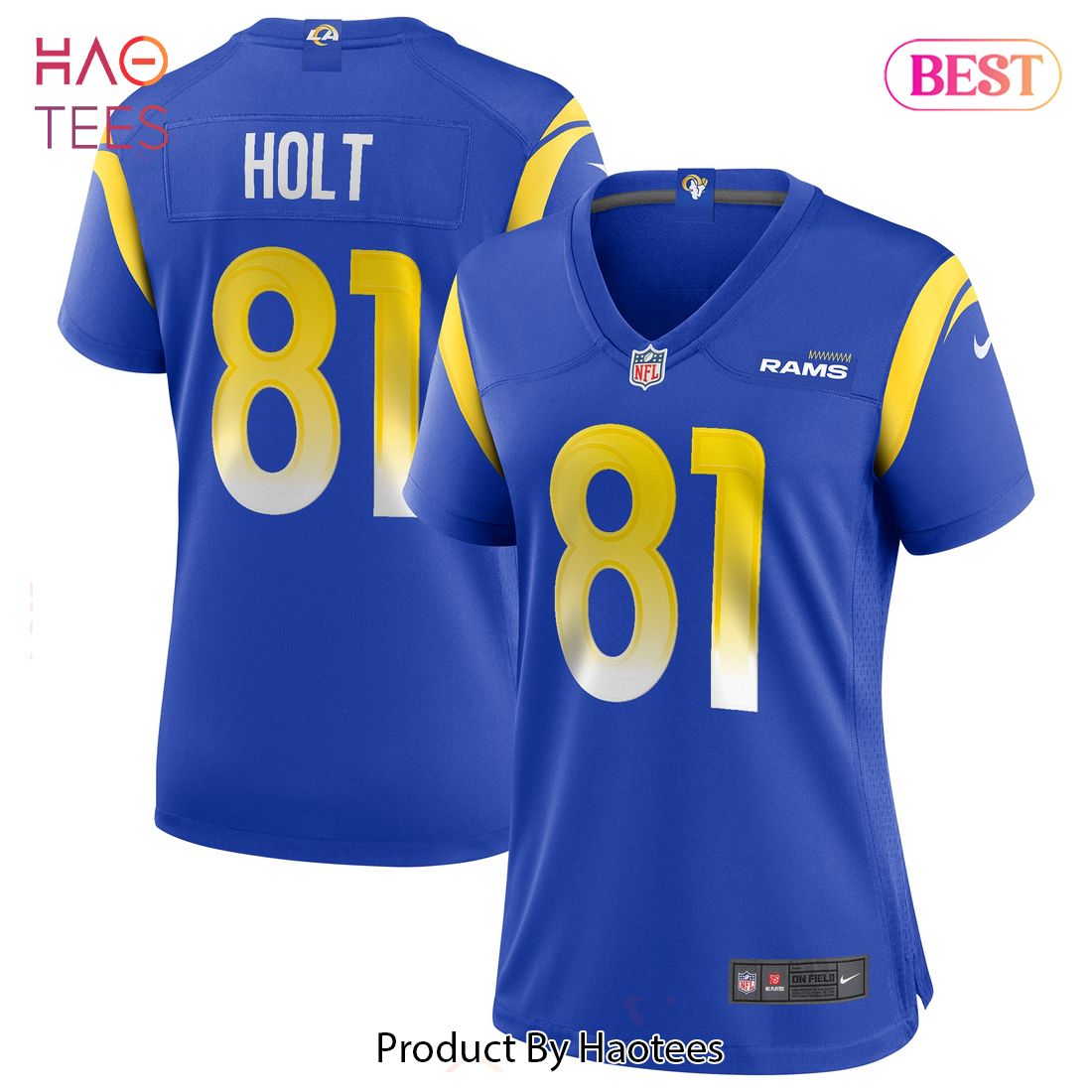 Torry Holt Los Angeles Rams Nike Women's Game Retired Player Jersey Royal