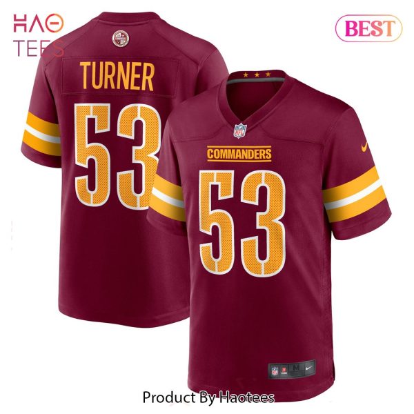 Trai Turner Washington Commanders Nike Player Game Jersey Burgundy