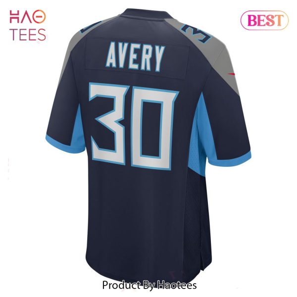 Tre Avery Tennessee Titans Nike Game Player Jersey Navy