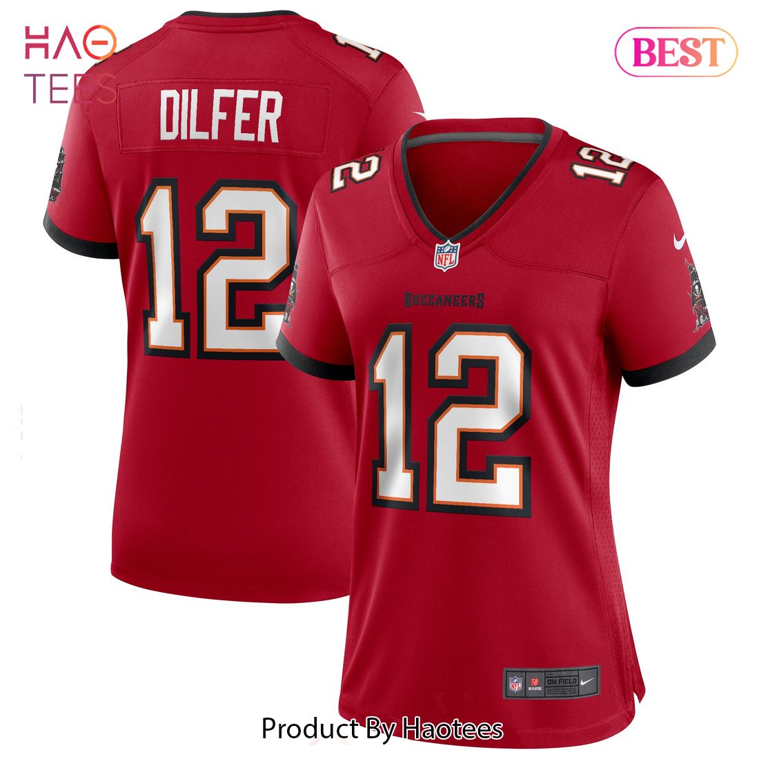 Trent Dilfer Tampa Bay Buccaneers Nike Women's Game Retired Player Jersey Red