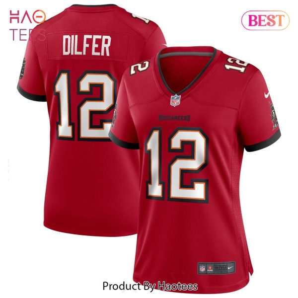 Trent Dilfer Tampa Bay Buccaneers Nike Women’s Game Retired Player Jersey Red