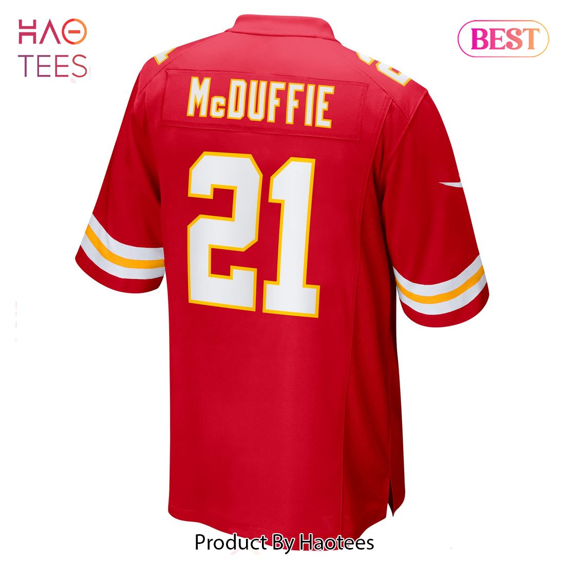 Trent McDuffie Kansas City Chiefs Nike Game Player Jersey Red