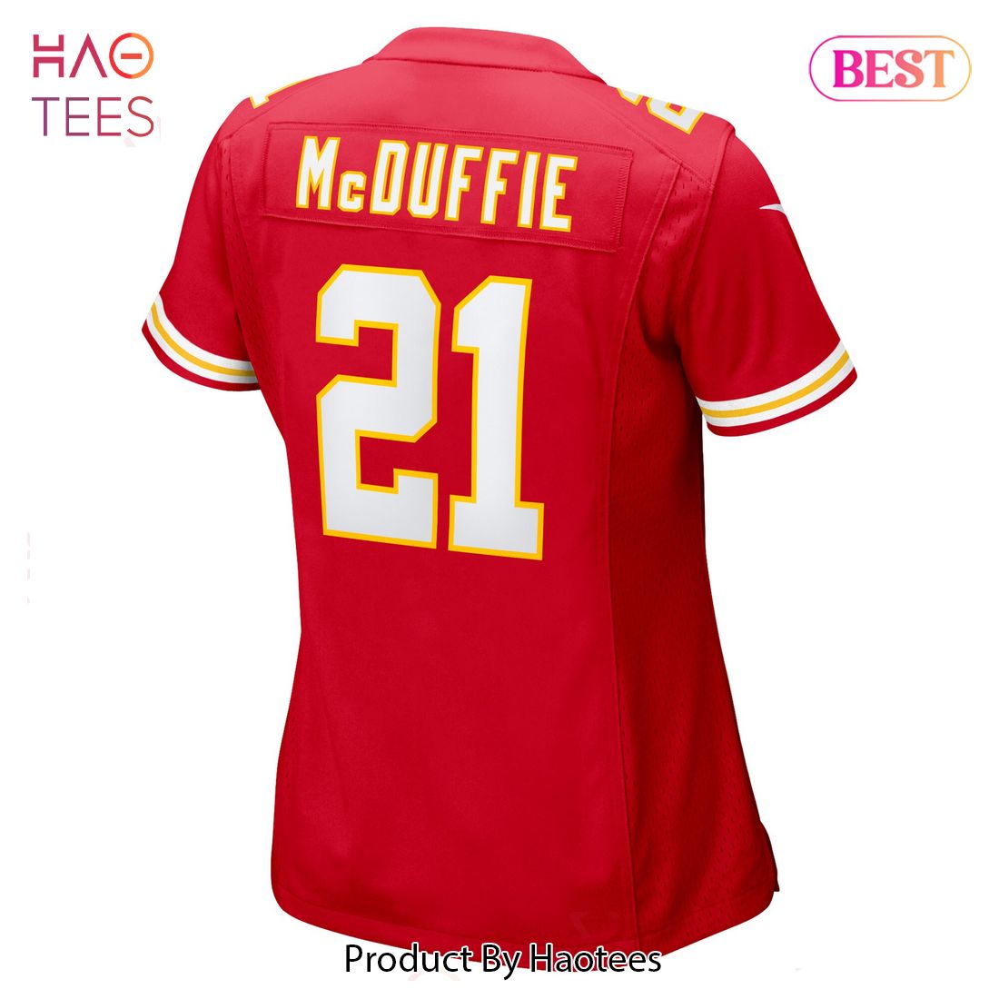 Trent McDuffie Kansas City Chiefs Nike Women's Game Player Jersey Red