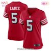 Trey Lance San Francisco 49ers Nike 2022 Salute To Service Limited Jersey Olive