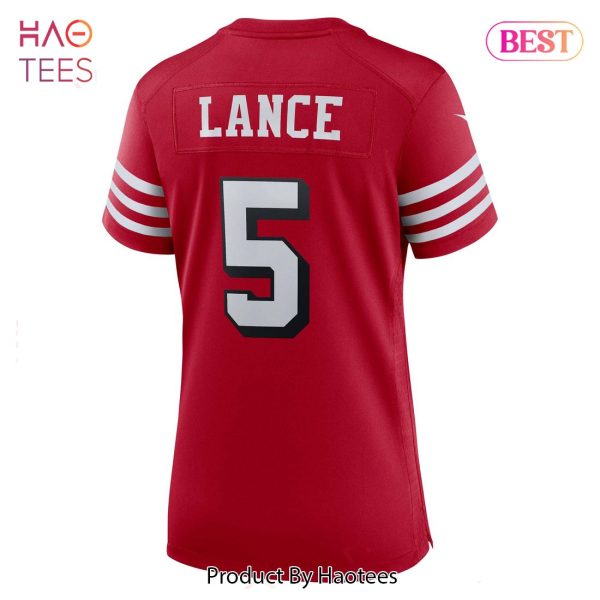 Trey Lance San Francisco 49ers Nike Women’s Alternate Game Player Jersey Scarlet