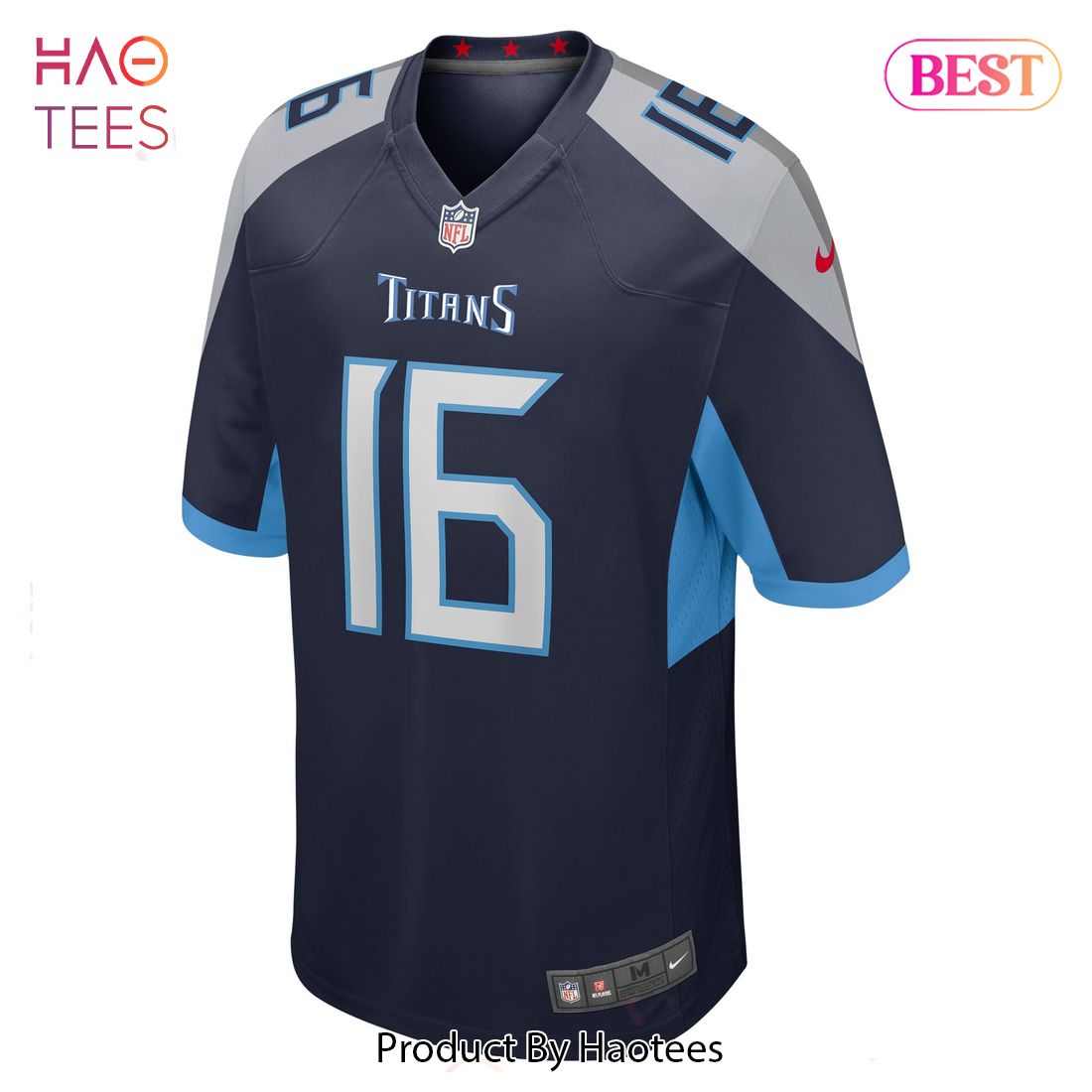 Treylon Burks Tennessee Titans Nike 2022 NFL Draft First Round Pick Game Jersey Navy
