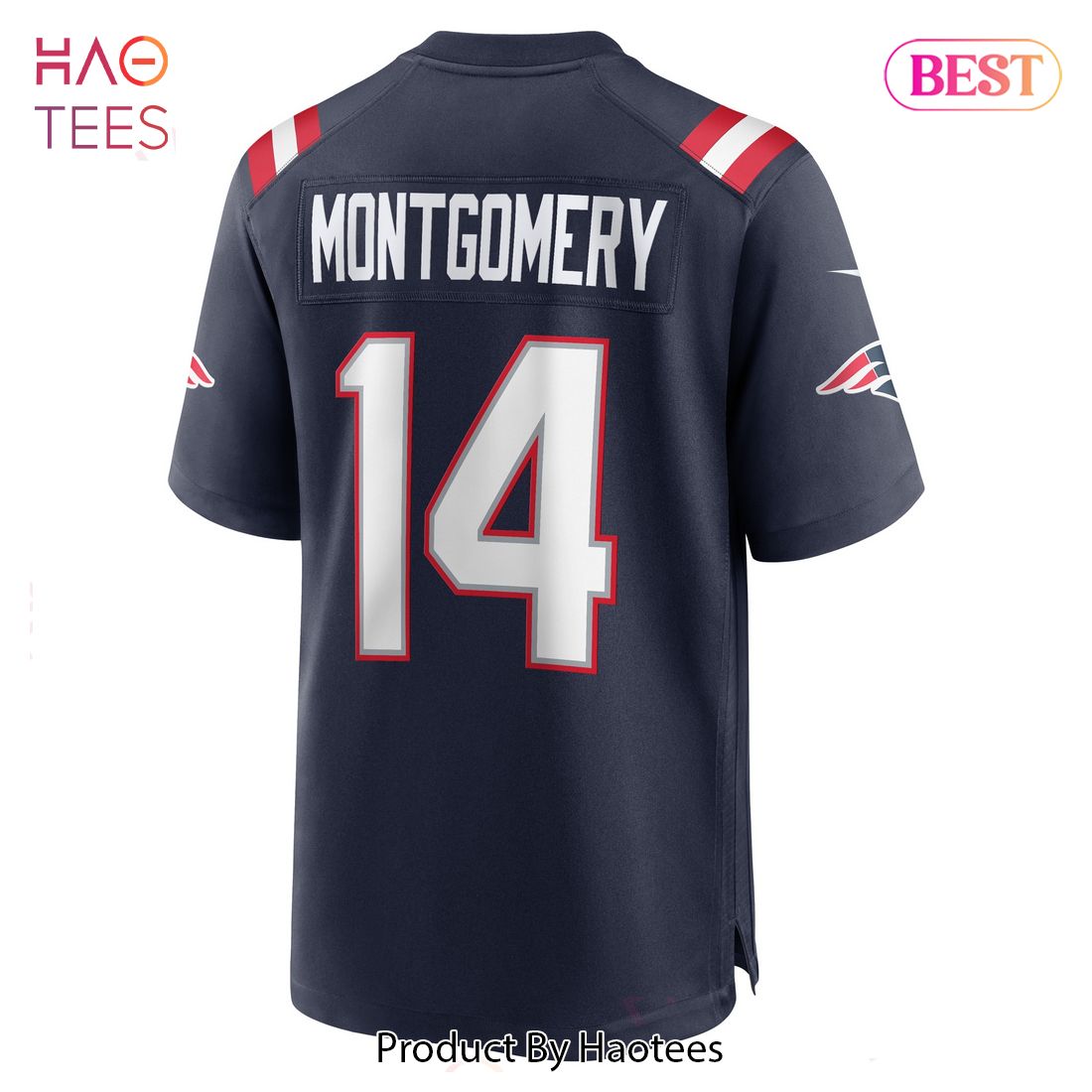 Ty Montgomery New England Patriots Nike Player Game Jersey Navy