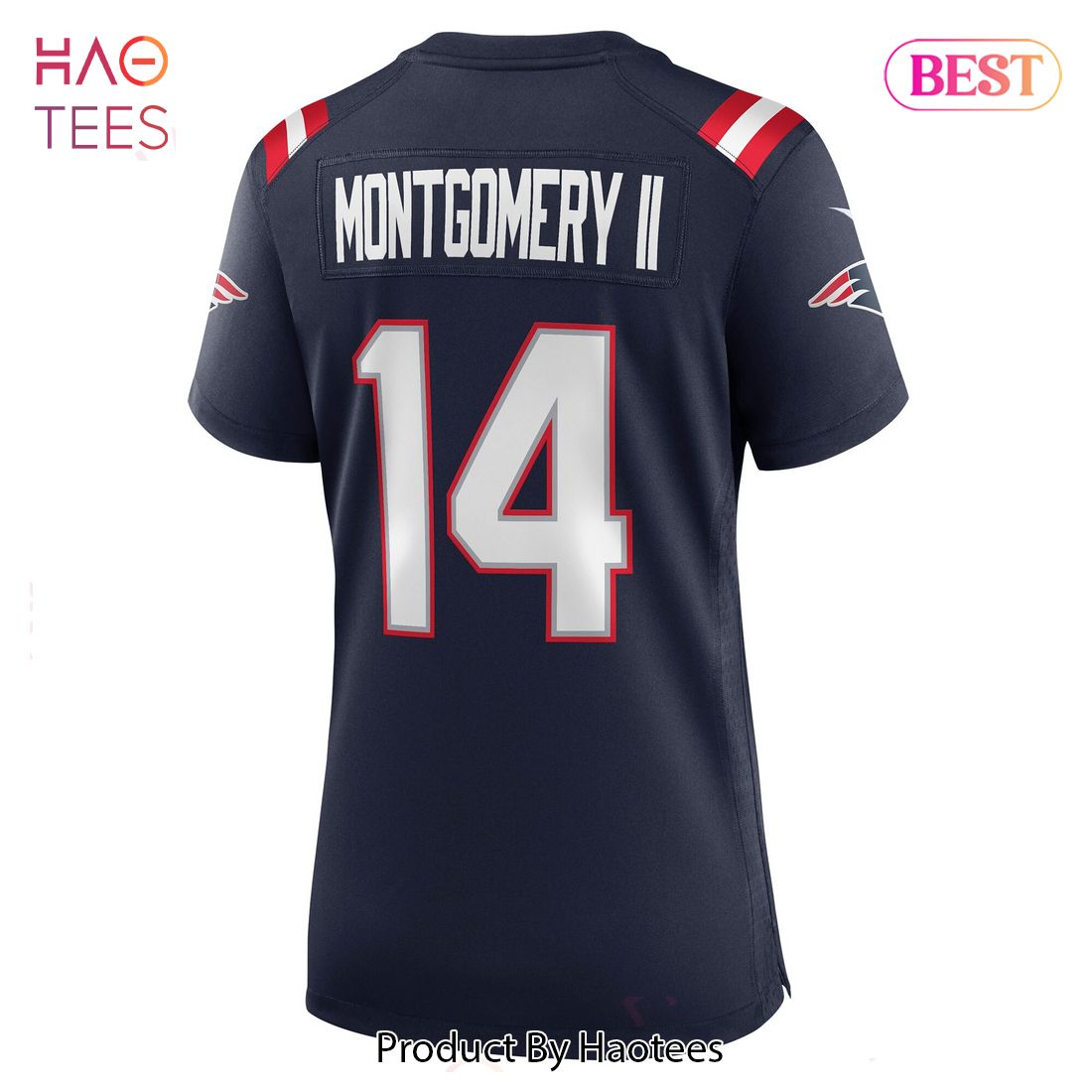 Ty Montgomery New England Patriots Nike Women's Game Jersey Navy