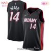 Tyler Herro Miami Heat Nike 2020 21 Swingman Jersey Black Icon Edition