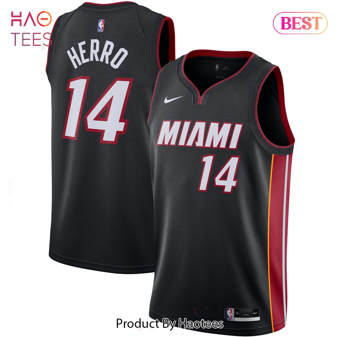 Tyler Herro Miami Heat Nike 2020 21 Swingman Jersey Black Icon Edition Luxury Store