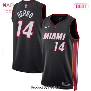 Tyler Herro Miami Heat Nike Unisex 2022 23 Swingman Jersey Icon Edition Black