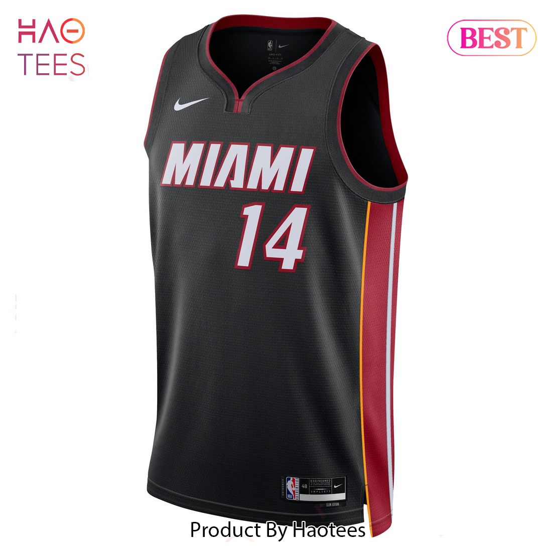 Tyler Herro Miami Heat Nike Unisex 2022 23 Swingman Jersey Icon Edition Black Luxury Store