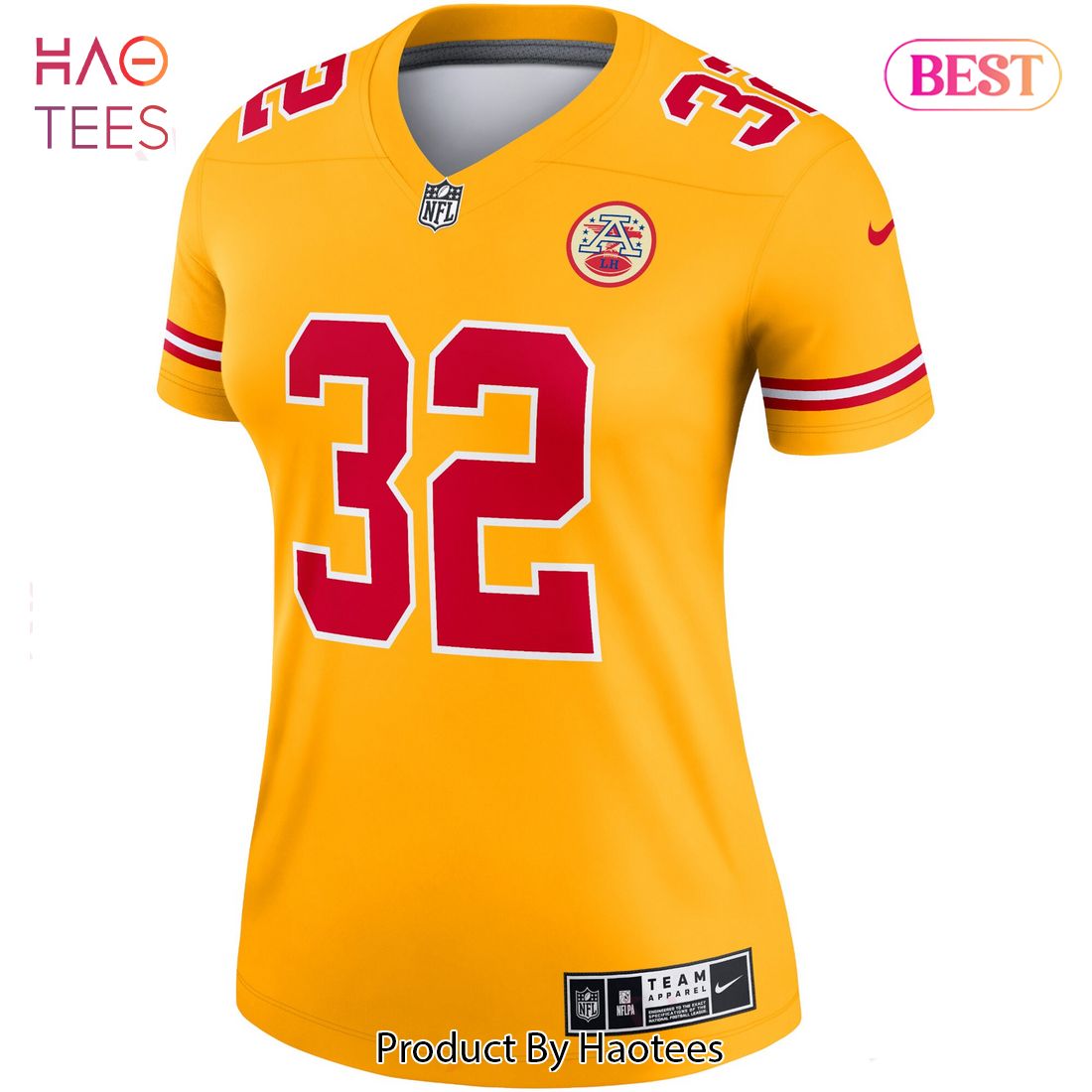 Tyrann Mathieu Kansas City Chiefs Nike Women’s Inverted Legend Jersey Gold Luxury Store