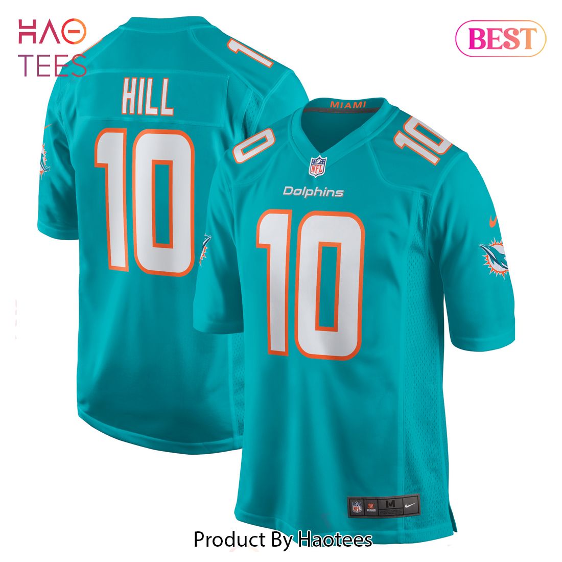 Tyreek Hill Miami Dolphins Nike Game Jersey Aqua Luxury Store