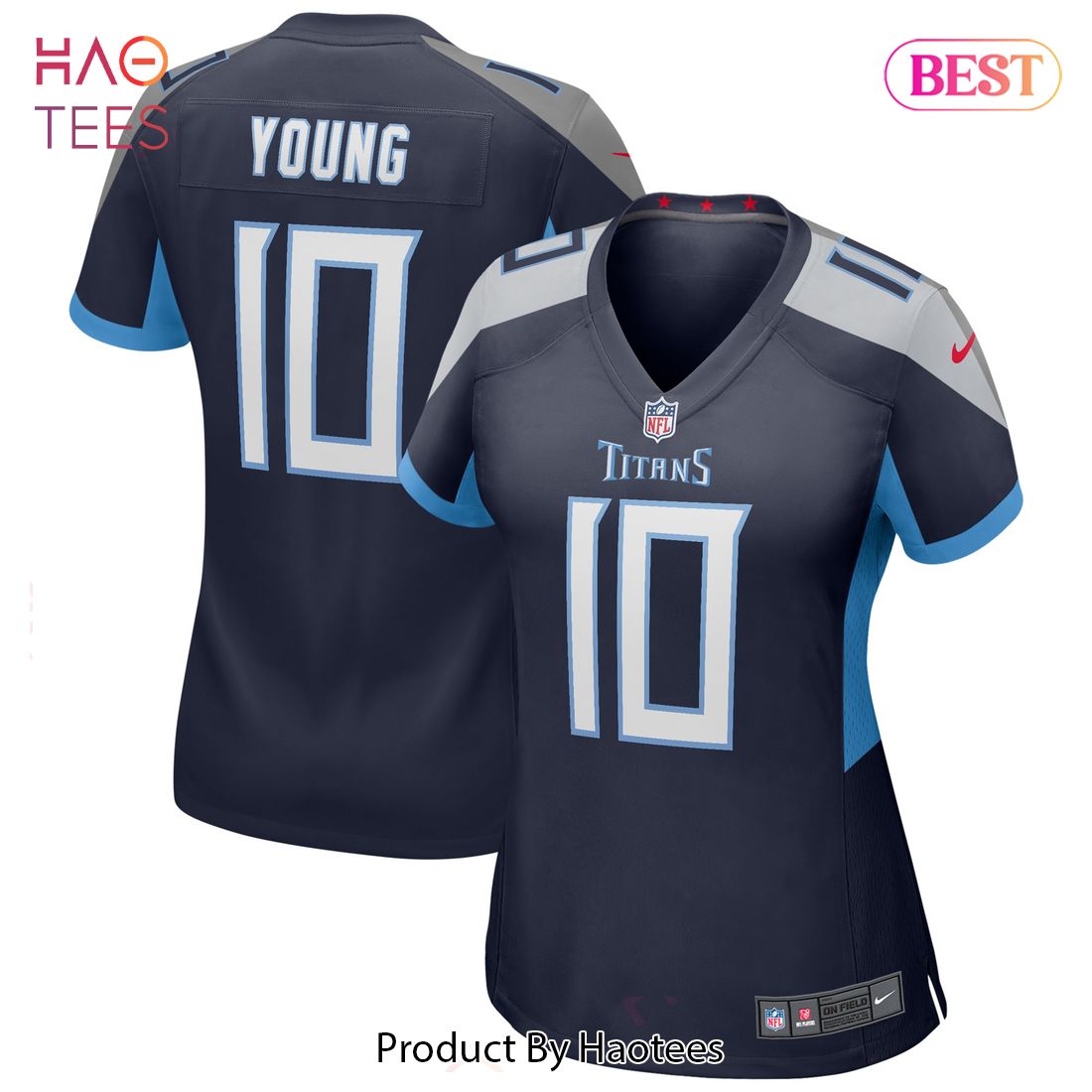 Vince Young Tennessee Titans Nike Women’s Game Retired Player Jersey Navy Luxury Store