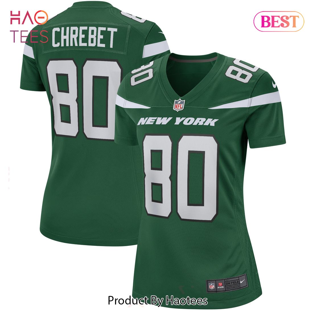 Wayne Chrebet New York Jets Nike Women's Game Retired Player Jersey Gotham Green